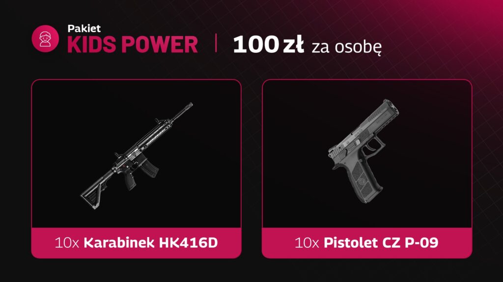 Broń w pakiecie Kids Power